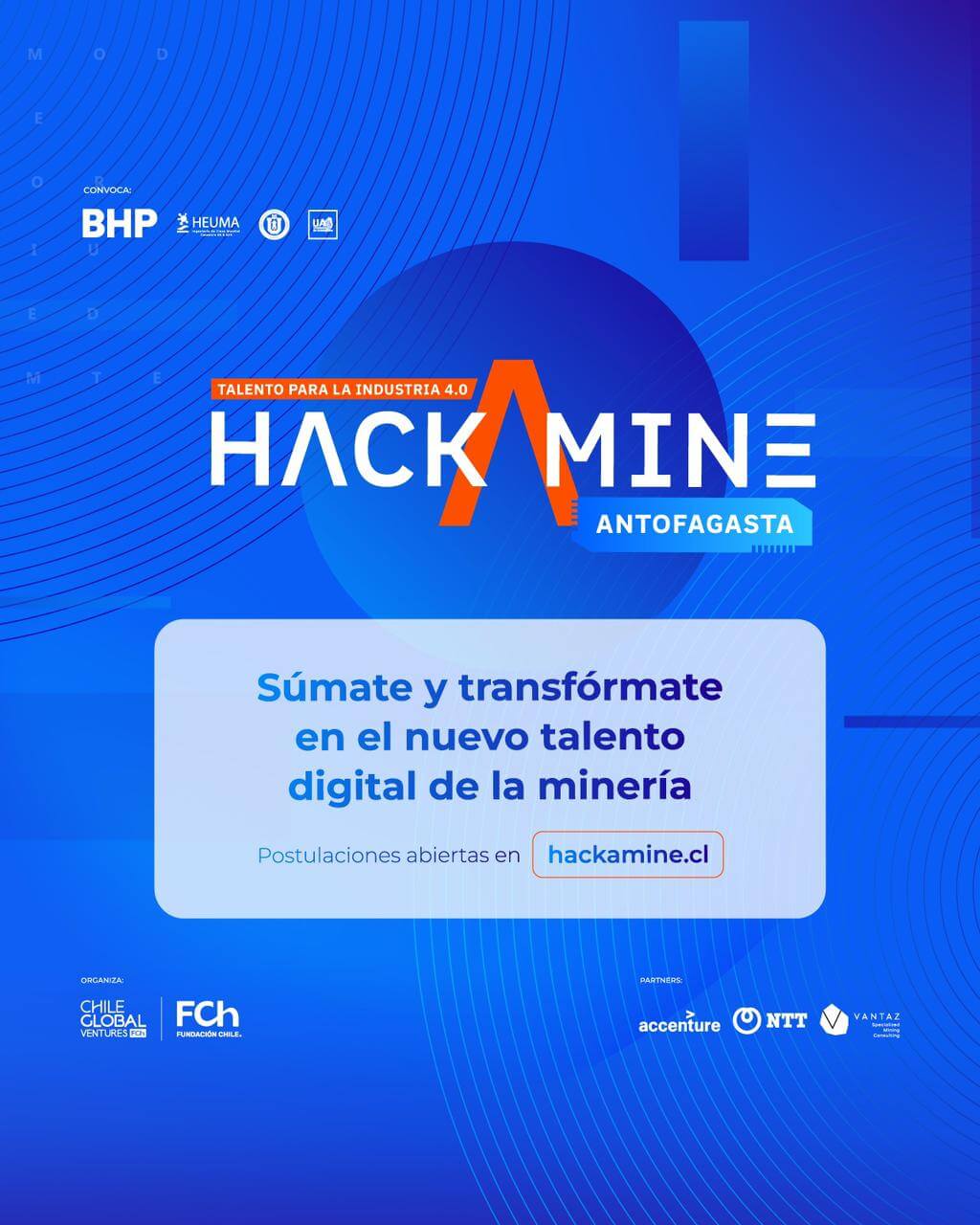 Consorcio HEUMA: BHP lanza quinta versión de Hackamine para buscar nuevos talentos digitales en la Región de Antofagasta